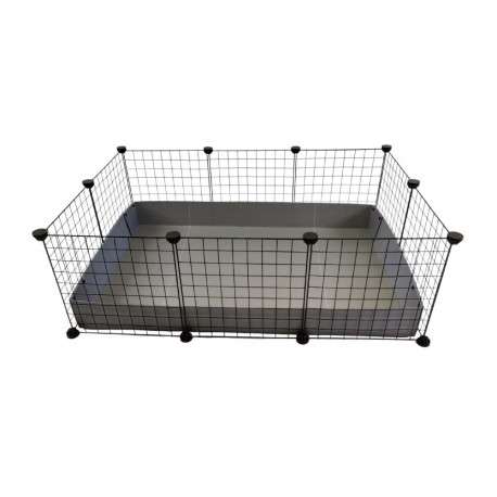 C&C Modular cage 3x2 110x75 cm guinea pig, hedgehog, silver grey