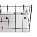 C&C Modular cage 3x2 110x75 cm guinea pig, hedgehog, silver grey