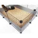 C&C Modular cage 3x2 110x75 cm guinea pig, hedgehog, silver grey