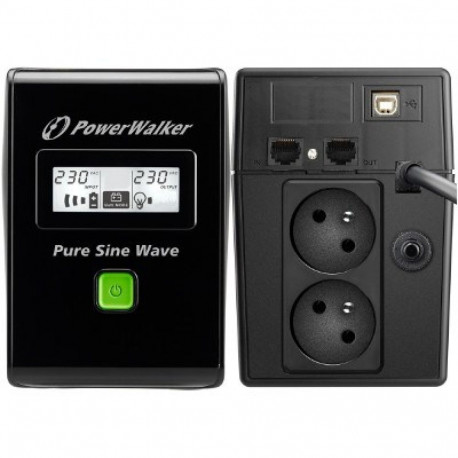 PowerWalker VI 800 SW FR line-interactive katkematu toiteallikas (UPS) 0.8 kVA 480 W 2 AC väljundit