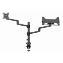 Gembird MA-DA-04 monitori kinnitus / alus 81,3 cm (32") lauamust
