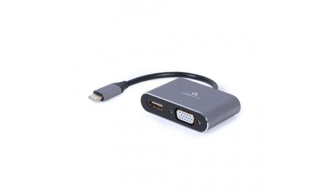 Cablexpert A-USB3C-HDMIVGA-01 USB graafikaadapter hall