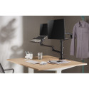 Gembird MA-DA-04 monitori kinnitus / alus 81,3 cm (32") lauamust