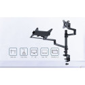 Gembird MA-DA-04 monitori kinnitus / alus 81,3 cm (32") lauamust