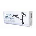 Gembird MA-DA-04 monitori kinnitus / alus 81,3 cm (32") lauamust