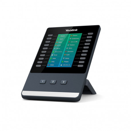 Yealink EXP50 IP lisamoodul must, hall 23 nuppu