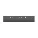 Intellinet 19" Cable Entry Panel with Cable Tray 2-Pack, with Brush, 1U, Black, 2pcs in a Box