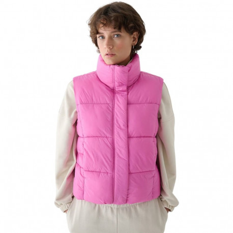 Women's vest 4F F140 pink 4FWAW24TVJAF140 54S M