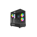 Montech XR Midi-Tower, Karastatud Klaas - must