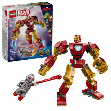 LEGO MARVEL 76307 Iron Mani mehhaaniline ülikond vs. Ultron