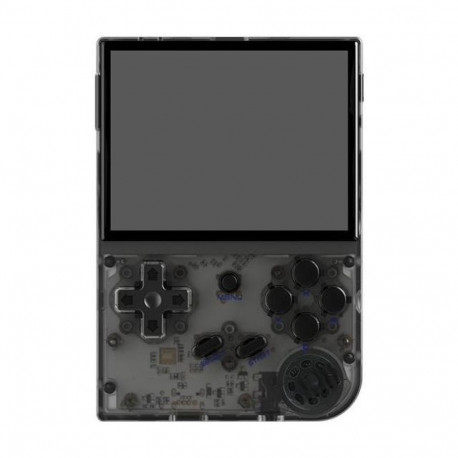 Retro gaming kaasaskantav konsool ANBERNIC RG35XX (2024) must/läbipaistev