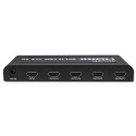 Qoltec 51798 Aktiivne HDMI Jagaja 4 x HDMI 4K x 2K | 3.4Gb/s