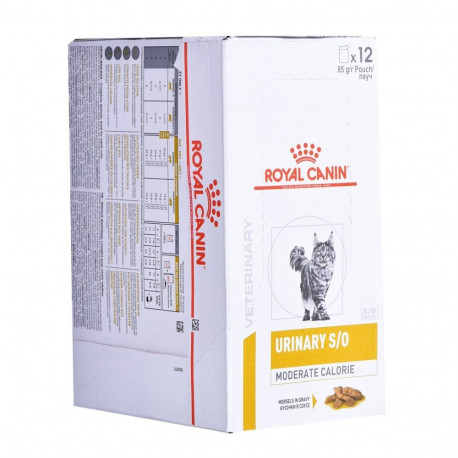 ROYAL CANIN Urinary S/O mõõduka kalorsusega märg kassitoit 12 x 85g