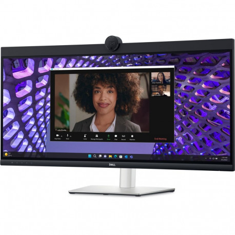 DELL P Series P3424WEB computer monitor 86.7 cm (34.1") 3440 x 1440 pixels 4K Ultra HD LCD Black