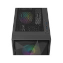 GENESIS DIAXID 605 ARGB keskmise suurusega tornkorpus USB-C aknaga must