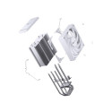 Jonsbo CR-1000 EVO protsessori õhkjahuti 12 cm Valge 1 tk