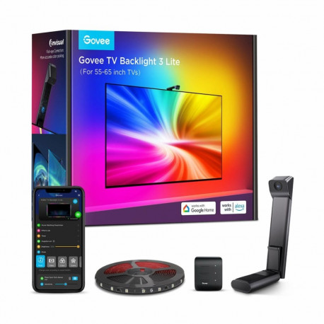 Govee H6099 Teleri taustvalgus 3 Lite | LED taustvalgus | telerile 75-85 tolli, RGBICW, Wi-Fi+Blueto