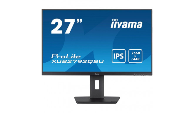iiyama XUB2793QSU-B7 arvutimonitor 68,6 cm (27") 2560 x 1140 pikslit Wide Quad HD LED Must