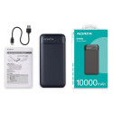 ADATA POWER BANK USB 10000mAh Must/PC100-14BK