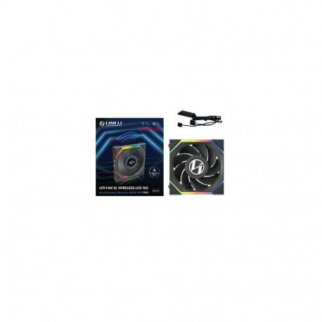 Lian Li UNI FAN SL juhtmevaba LCD 120 reverse blade arvutikorpuse ventilaator 12 cm must 1 tk