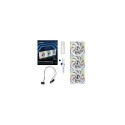 Lian Li UNI FAN SL Juhtmevaba LCD Ventilaator, ARGB, PWM, 3-Pakk koos Kontrolleriga - 120 mm, valge