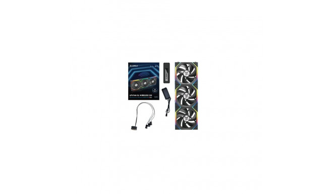 Lian Li UNI FAN SL Wireless ARGB PWM Fan, 3-Pack incl. Controller - 120 mm, black