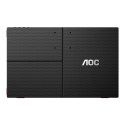 AOC 16G3 portable TV/monitor Portable monitor Black, Red 39.6 cm (15.6") TFT 1920 x 1080 pixels