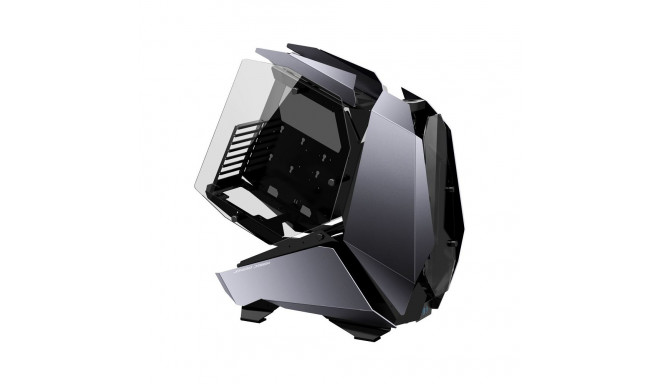 Jonsbo MOD5 suur korpus vitriin, karastatud klaas - hall