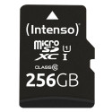 SD MicroSD mälukaart 256GB Intenso SDXC UHS-I Class10