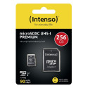SD MicroSD mälukaart 256GB Intenso SDXC UHS-I Class10