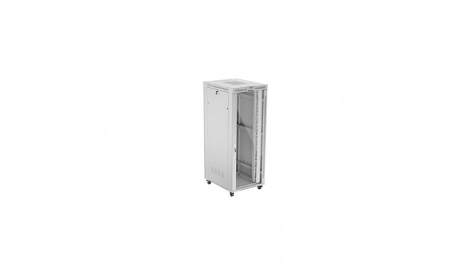 Lanberg FF01-8042-12SL põrandal seisev rack-kapp 42U hall