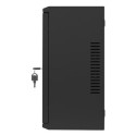SEINALE PAIGALDATAV RIIULIKAPP 19" 4U+3U 540X200 MADALPROFIILNE MUST LANBERG (KOKKUPANDUD)