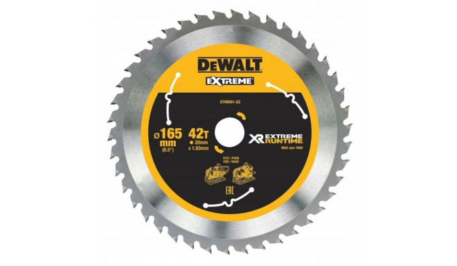 DeWALT DT99561-QZ circular saw blade 16.5 cm 1 pc(s)