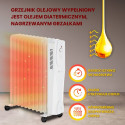 Extralink NY-25W1 | Elektriline õliradiaator | 2500W, 11 ribiga