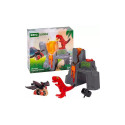 BRIO Dinosaur Erupting Volcano