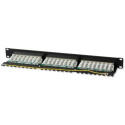 Techly Patch Panel STP 24 Ports RJ45 Cat.6 I-PP 24-RS-C6T