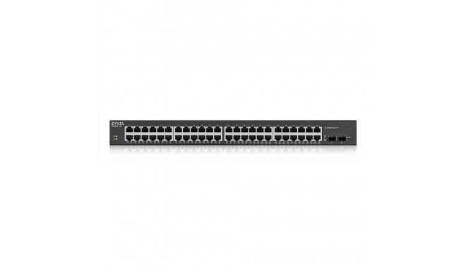 Zyxel GS1900-48HPv2 Managed L2 Gigabit Ethernet (10/100/1000) Power over Ethernet (PoE) Black