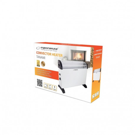 Esperanza EHH008 electric space heater Indoor White 2000 W Convector electric space heater