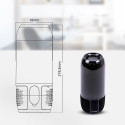 Juhtmevaba LED kõlar V-TAC SMART VT-7456 RGB Bluetooth 2x3W (SKU 8570) Must