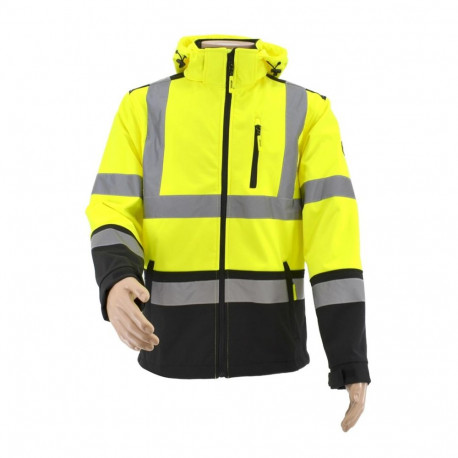 AWTOOLS softshell-jakk T3, helkurdetailidega, XL