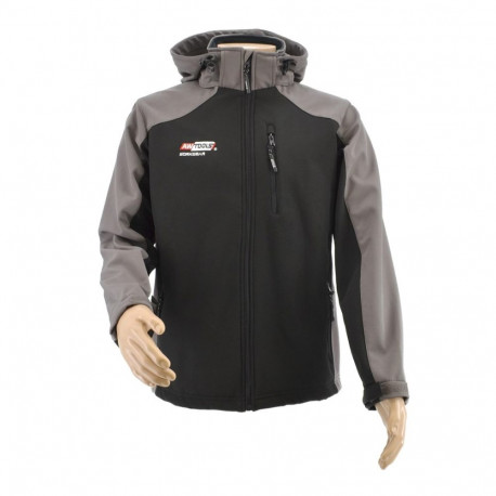 AWTOOLS softshell-jakk T4 XXL, hall-must