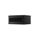 Lanberg WF01-6404-23B seinakinnitusega rack-kapp 4U must