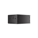 Lanberg WF01-6404-23B seinakinnitusega rack-kapp 4U must