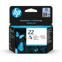 HP 22 kolmevärvi originaaltindikassett