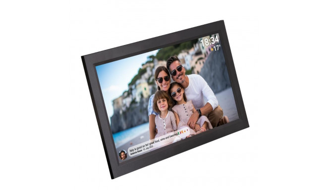 Denver PFF-1503B digitaalne digifotoram must 39.6 cm (15.6") puuteekraaniga Wi-Fi