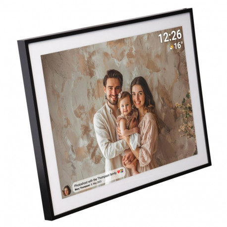 Denver photo frame with FRAMEO 19" 32GB black