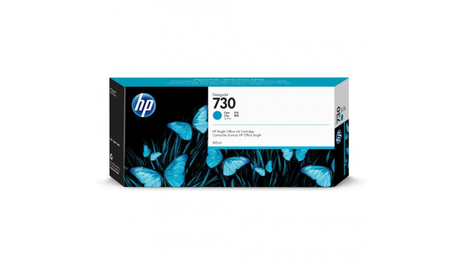 HP 730 tsüaan tindikassett 300 ml