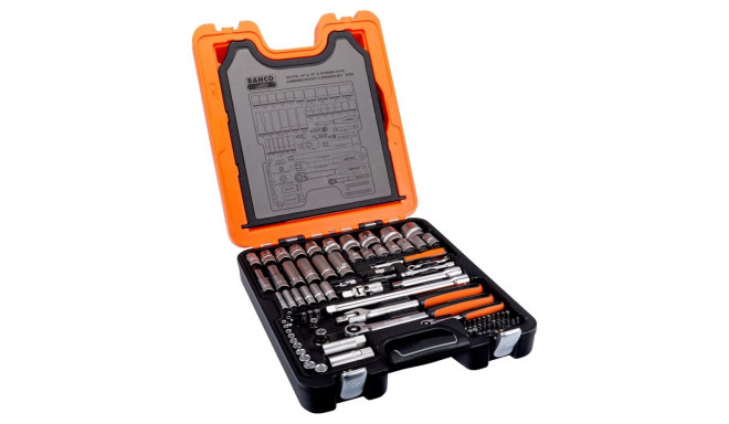 BAHCO padrunvõtmete komplekt 103 osa 1/2" / 1/4"