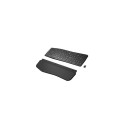 NATEC PORIFERA US JUHTMEVABA BLUETOOTH + 2.4GHZ X-KÄÄRMEHHANISMIGA KLAVIATUUR TAUSTVALGUSTUSEGA ERGO