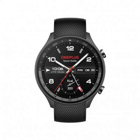 OnePlus Watch 2R 3.63 cm (1.43") AMOLED 46 mm Digital 466 x 466 pixels Touchscreen Grey Wi-Fi GPS (s